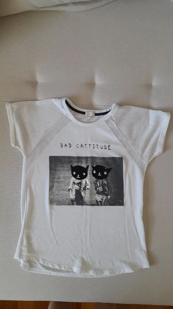 Blusa estampa de gatos