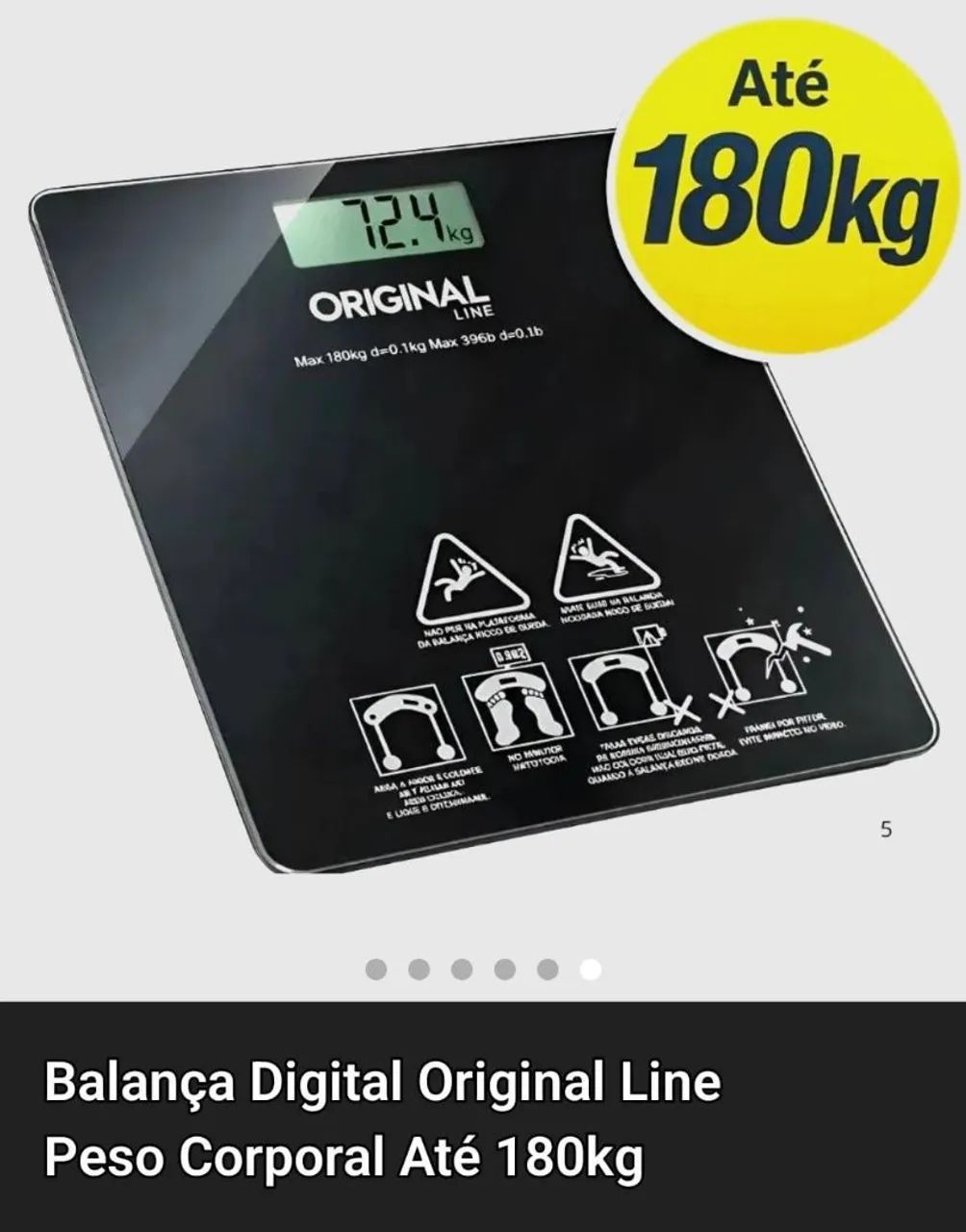 Balança digital e de precisão 