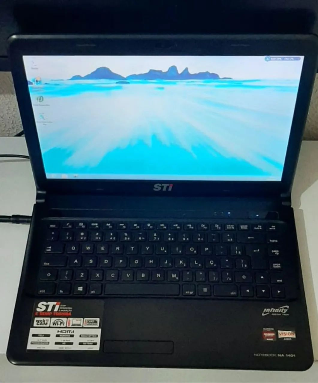 NOTEBOOK STI...AMD..C-70...FUNCIONANDO PERFEITAMENTE  - Foto 2