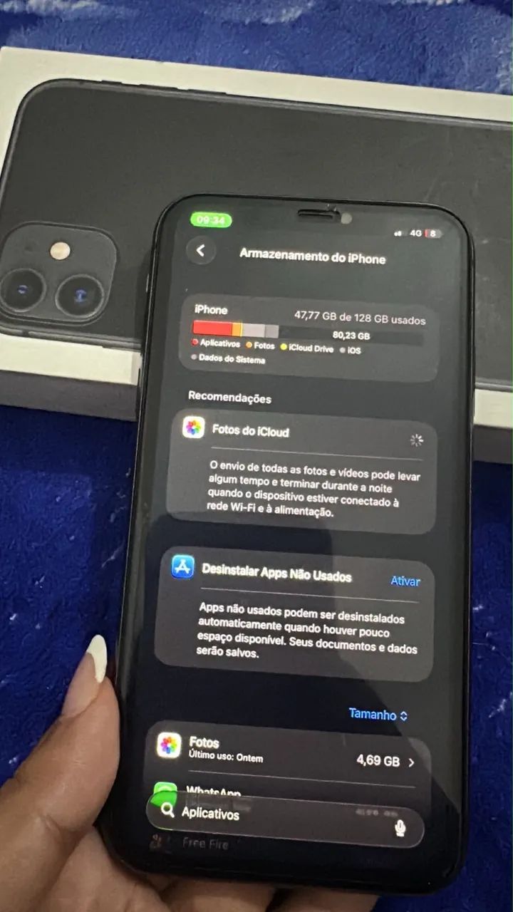 IPHONE 11 128GB COM CAIXA IMPECÁVEL  - Foto 4