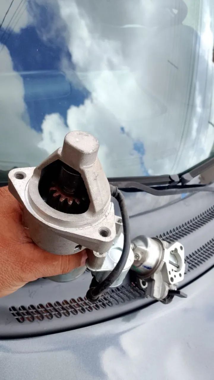 Motor de partida  e carborador