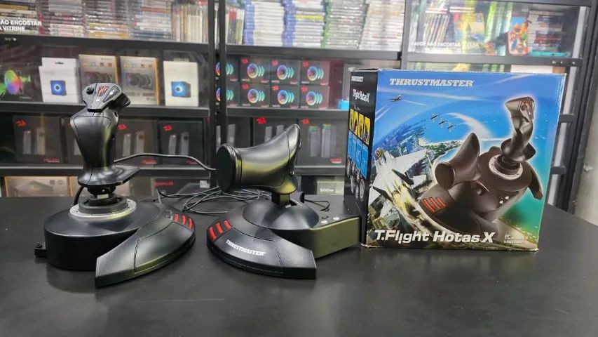 Controle Manche Joystick Thrustmaster T.flight Hotas X PC e PS3