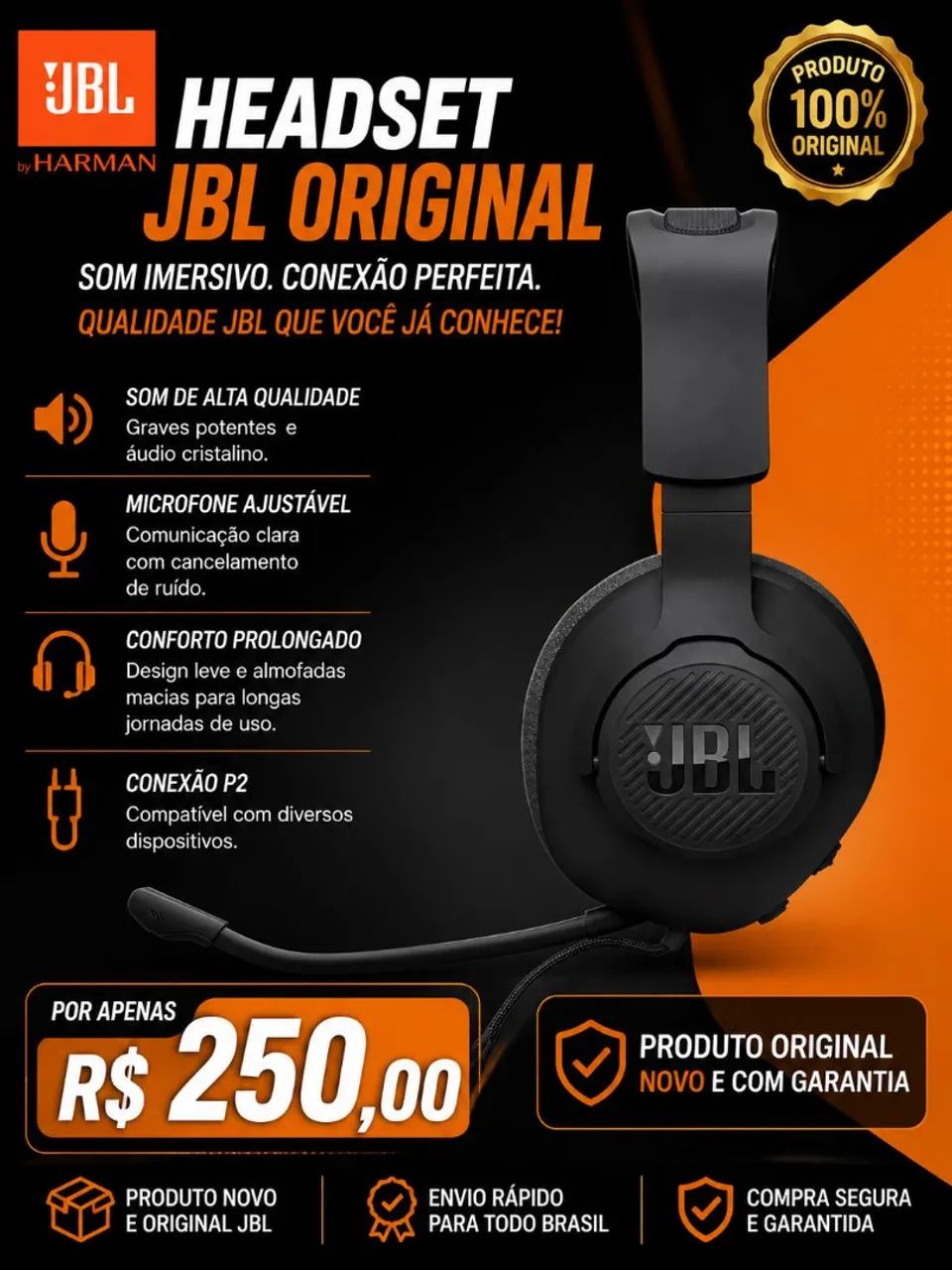 Fone de Ouvido - JBL 