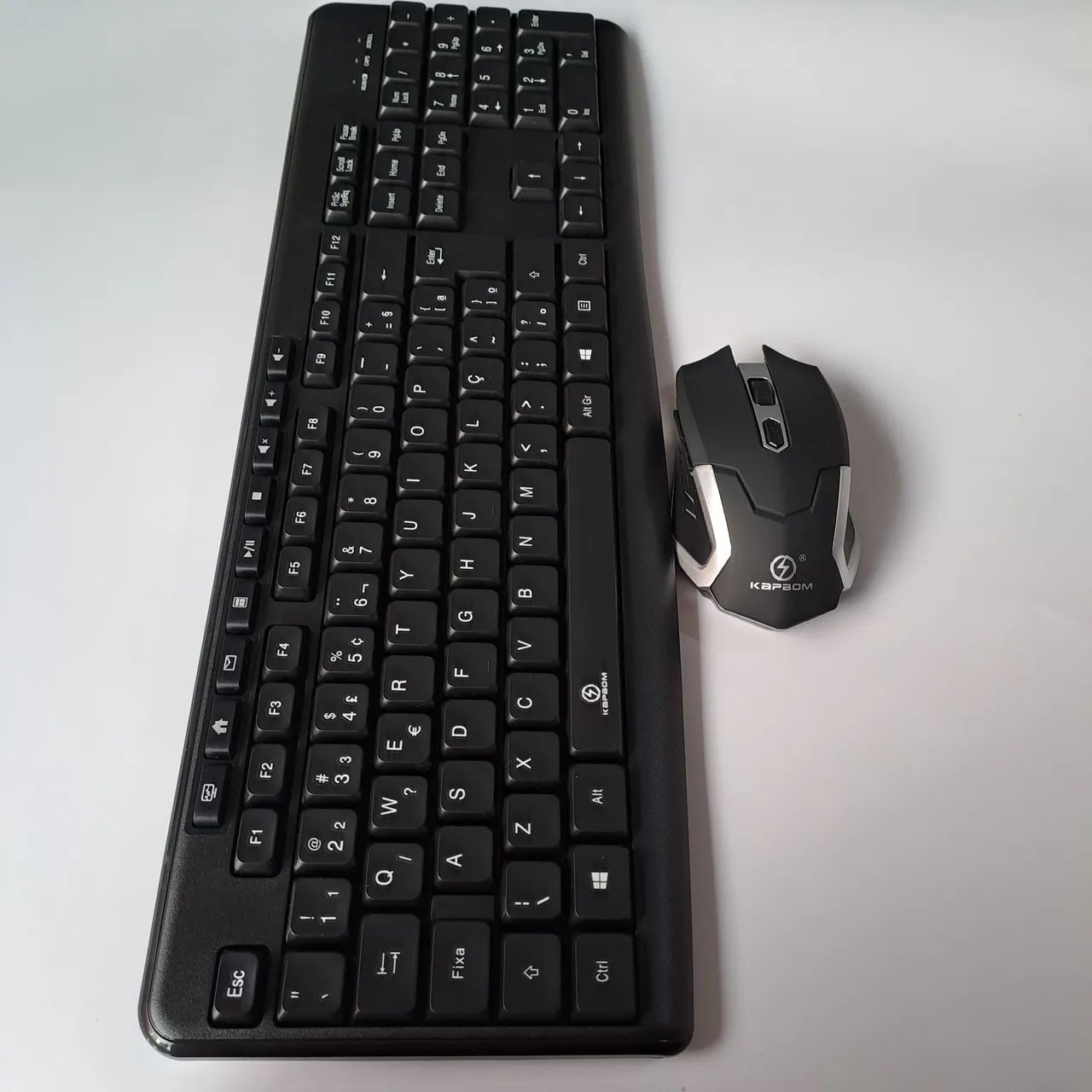 Kit Teclado e Mouse Sem Fio Bluetooth Kapbom KA-668 - Foto 2