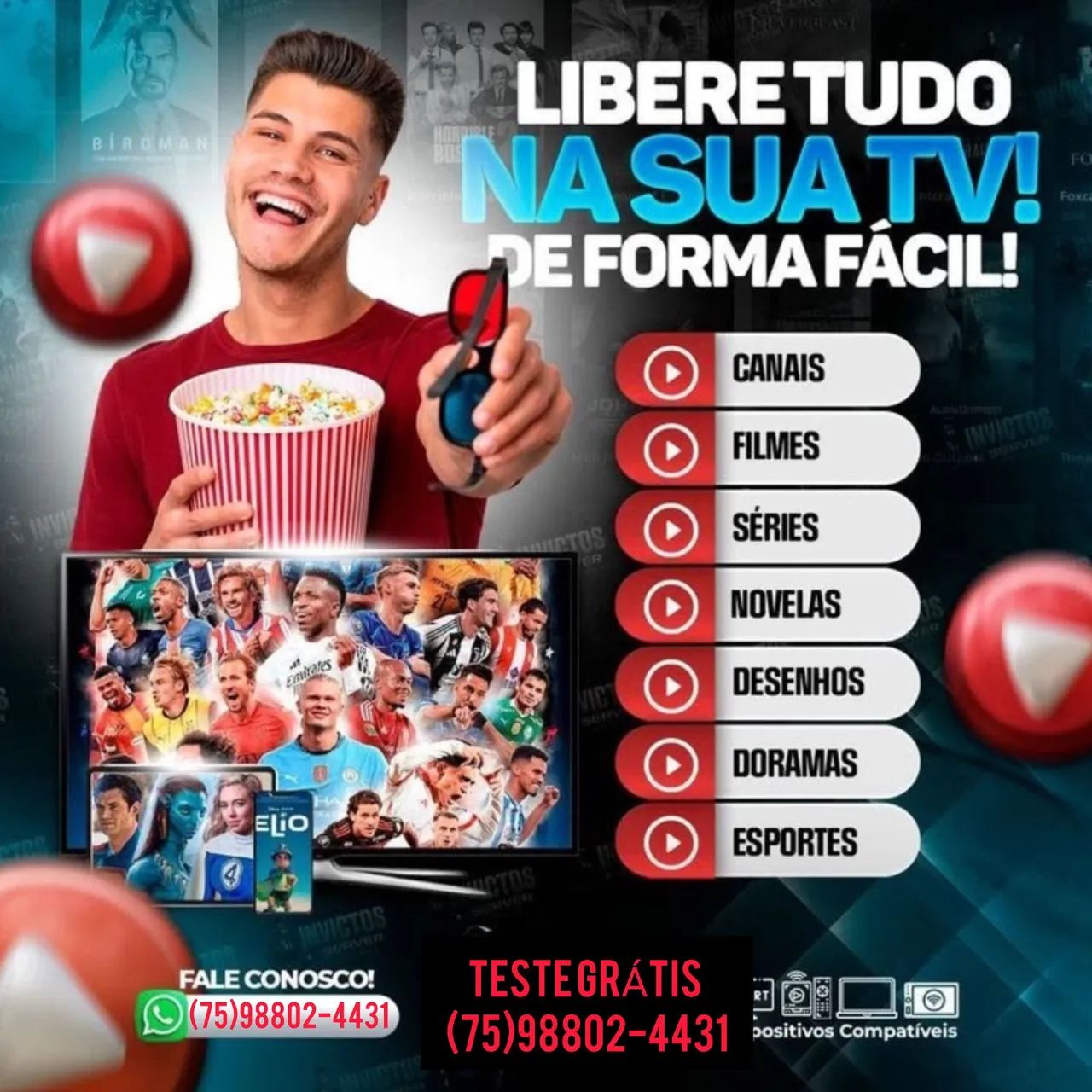 Serviço de tv