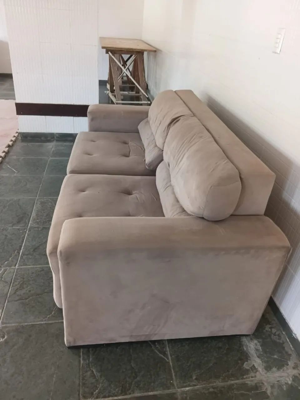 sofa retrátil 3 lugares - Foto 2