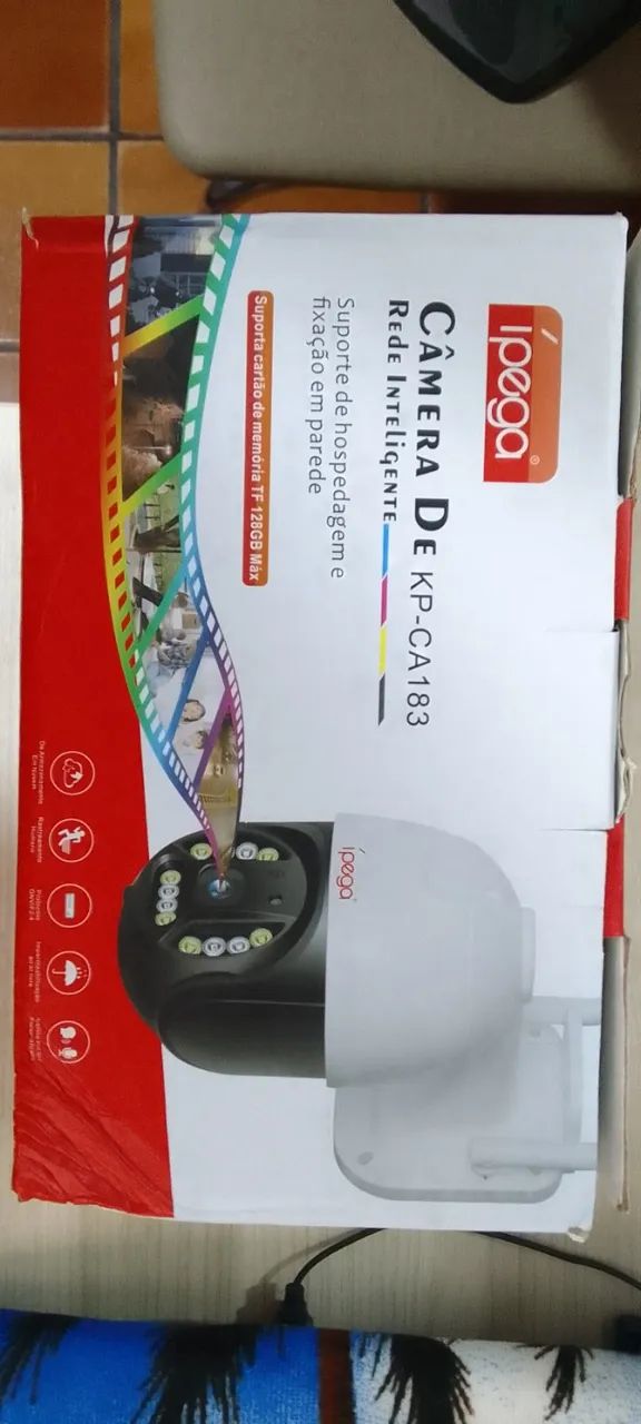 Câmera IP giratória wi-fi  - Foto 4