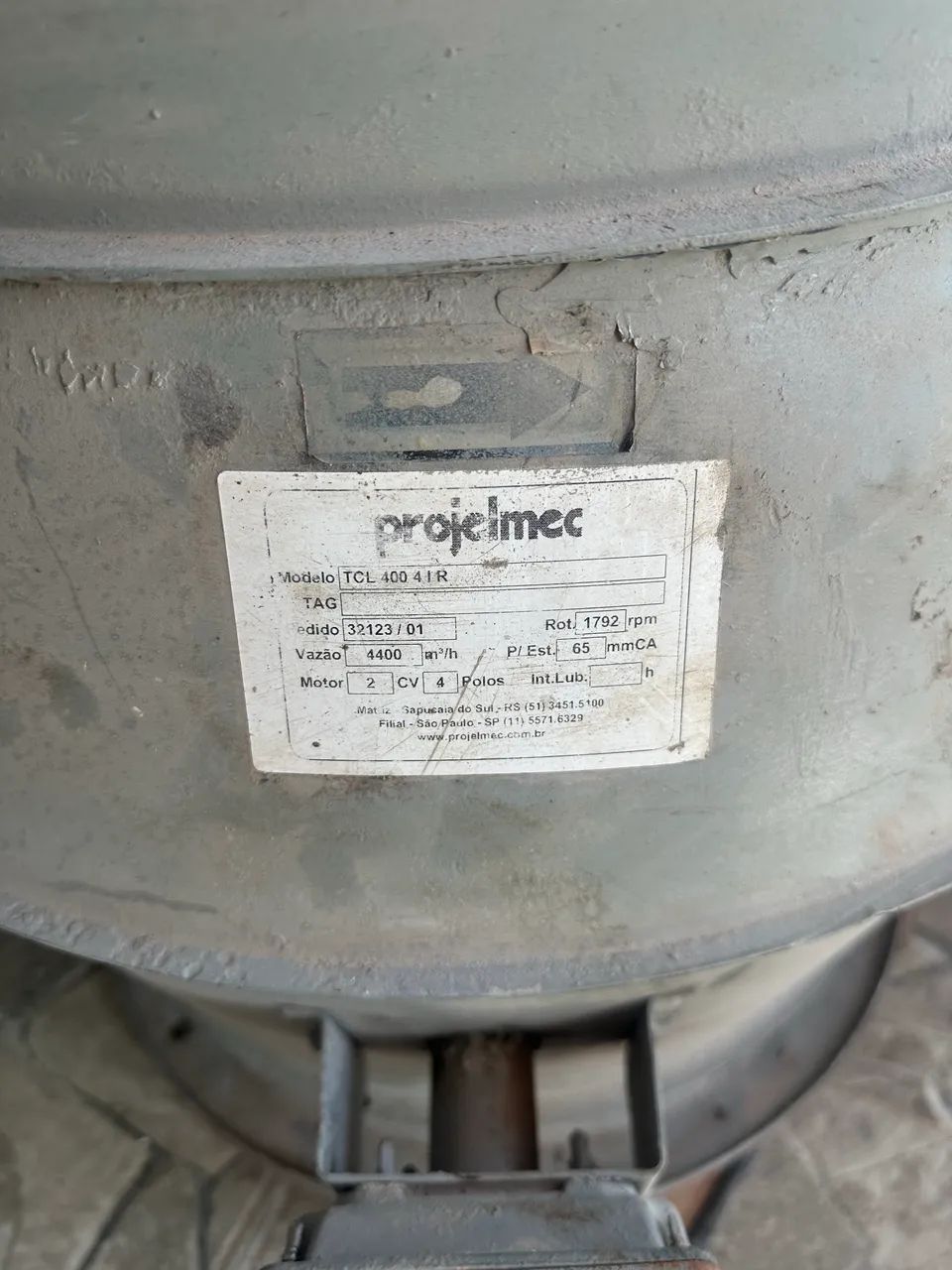 Exaustor industrial 
