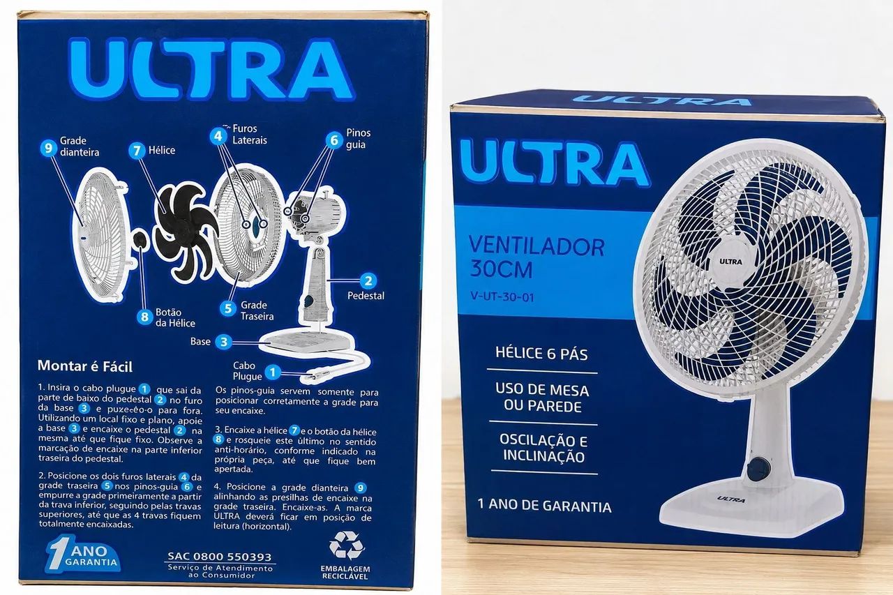 Ventilador Mondial 30cm
