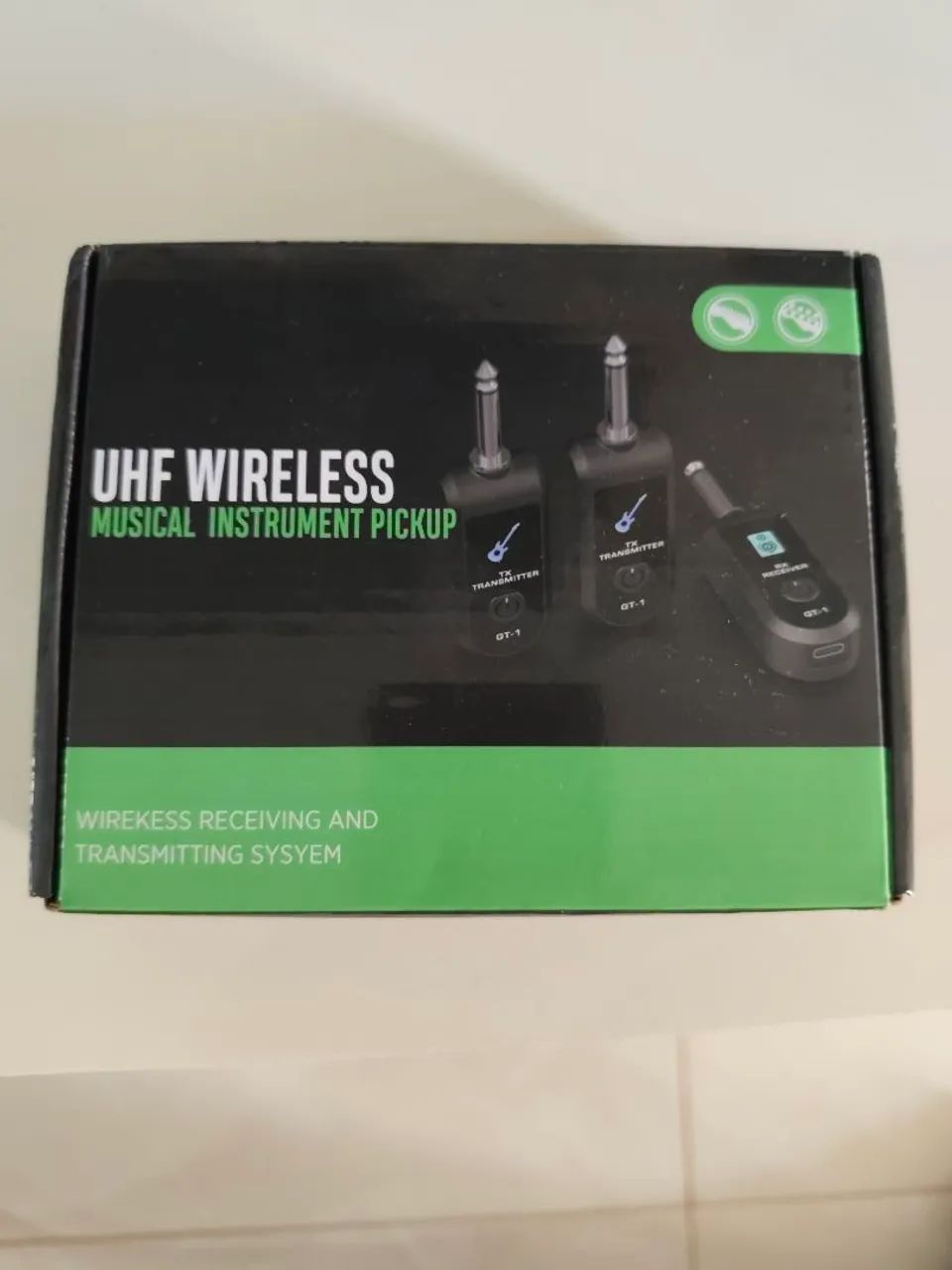 Transmissor e receptor UHF wireless 