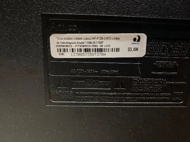 Tv para retirar peças marca Philco 50 polegadas 65734678697089122