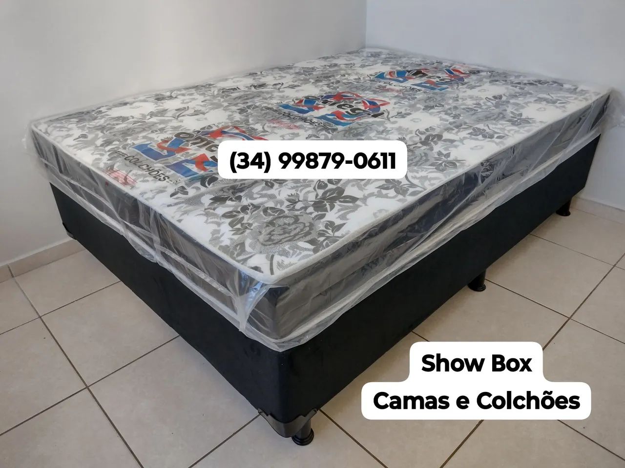Cama Box + Colchão D33 Casal com Entrega Grátis  - Foto 2