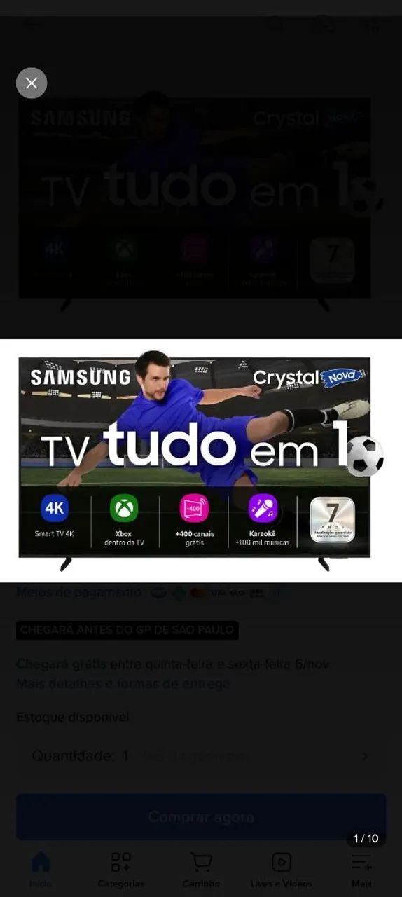 Tv Samsung 50 UHD - Foto 3