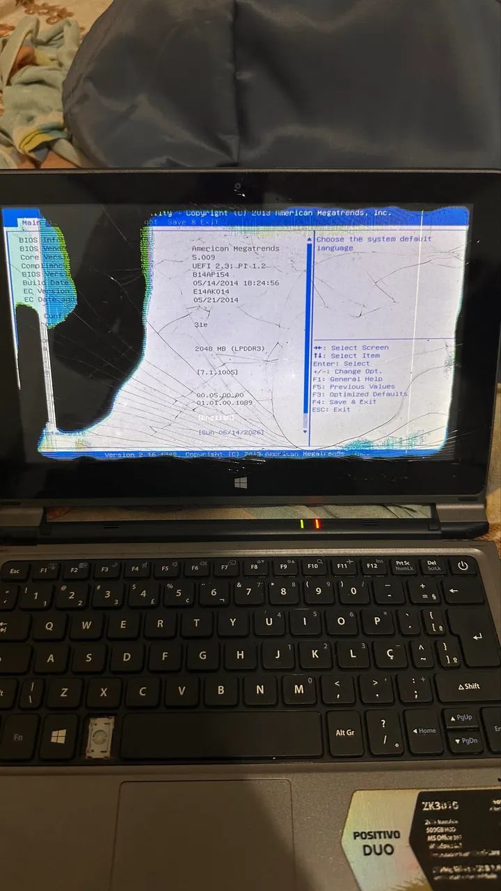 Netbook positivo para retirada de peças - Foto 2