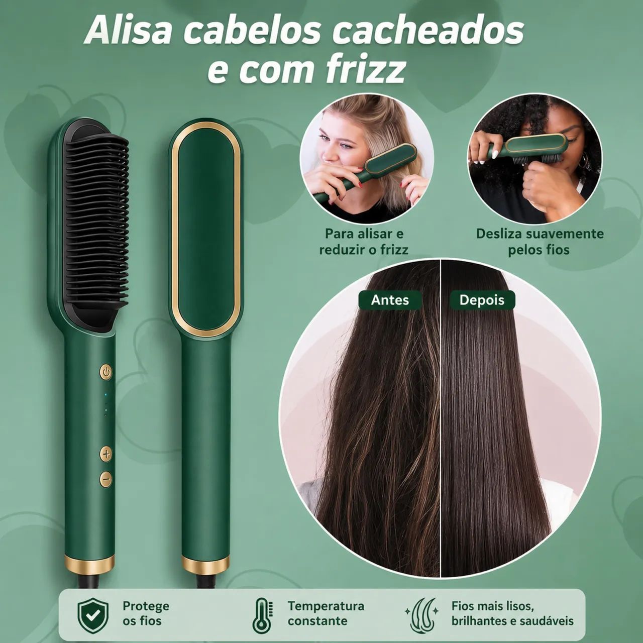 escova secadora 5 em 1 bivolt