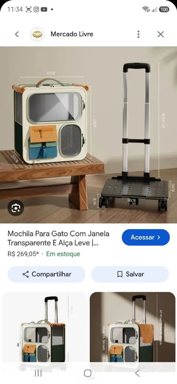 Mochila e carrinho per - Foto 2