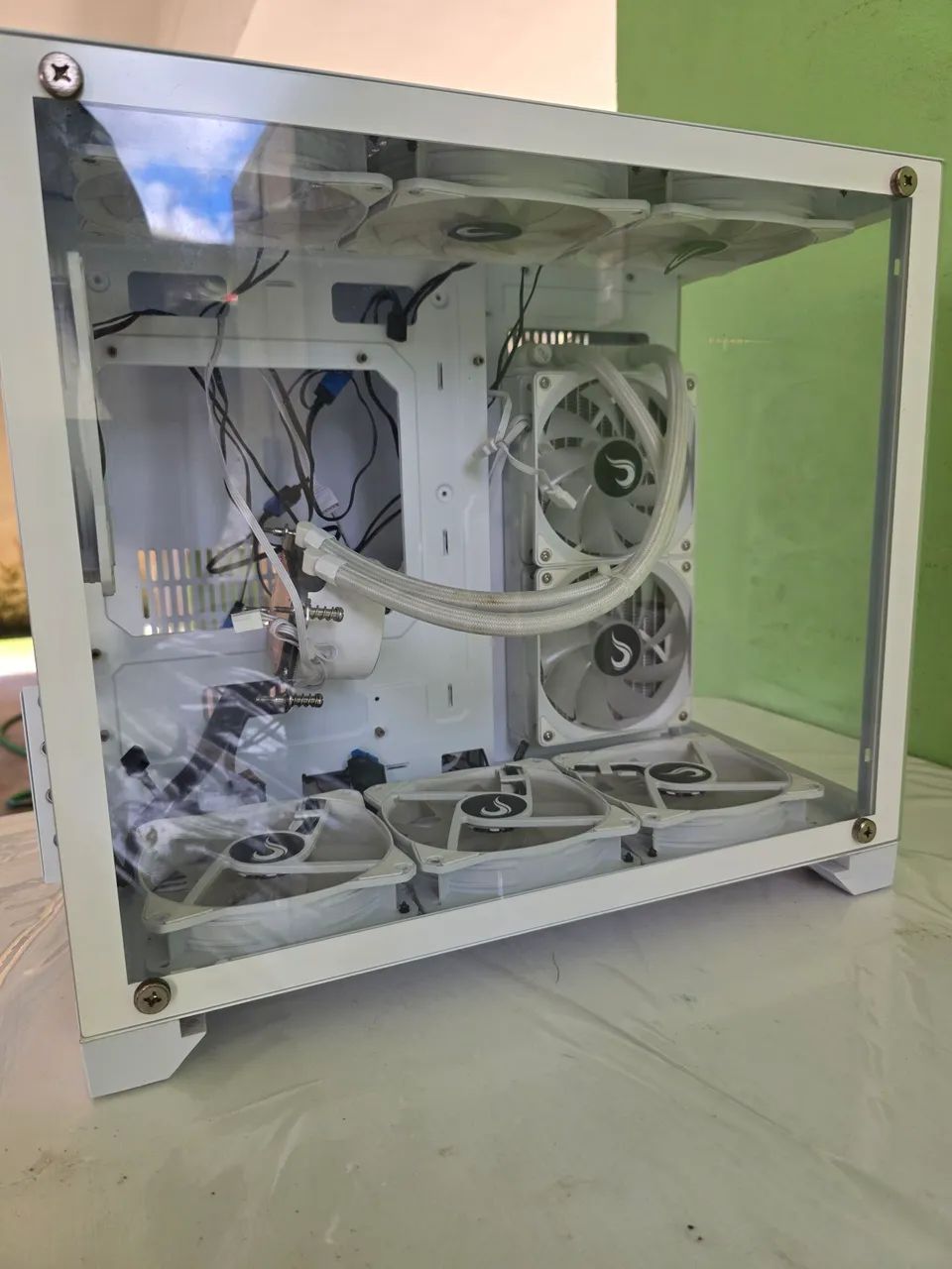 Gabinete Aquário + Water Cooler + Fans