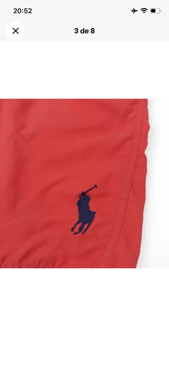 Bermuda Polo Ralph Lauren original, original, praticamente sem uso - Foto 2