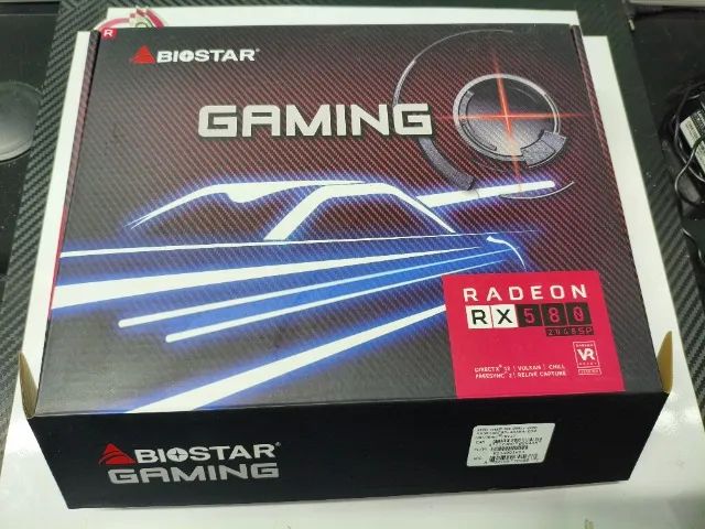 placa de video radeon rx580 Biostar - Foto 5