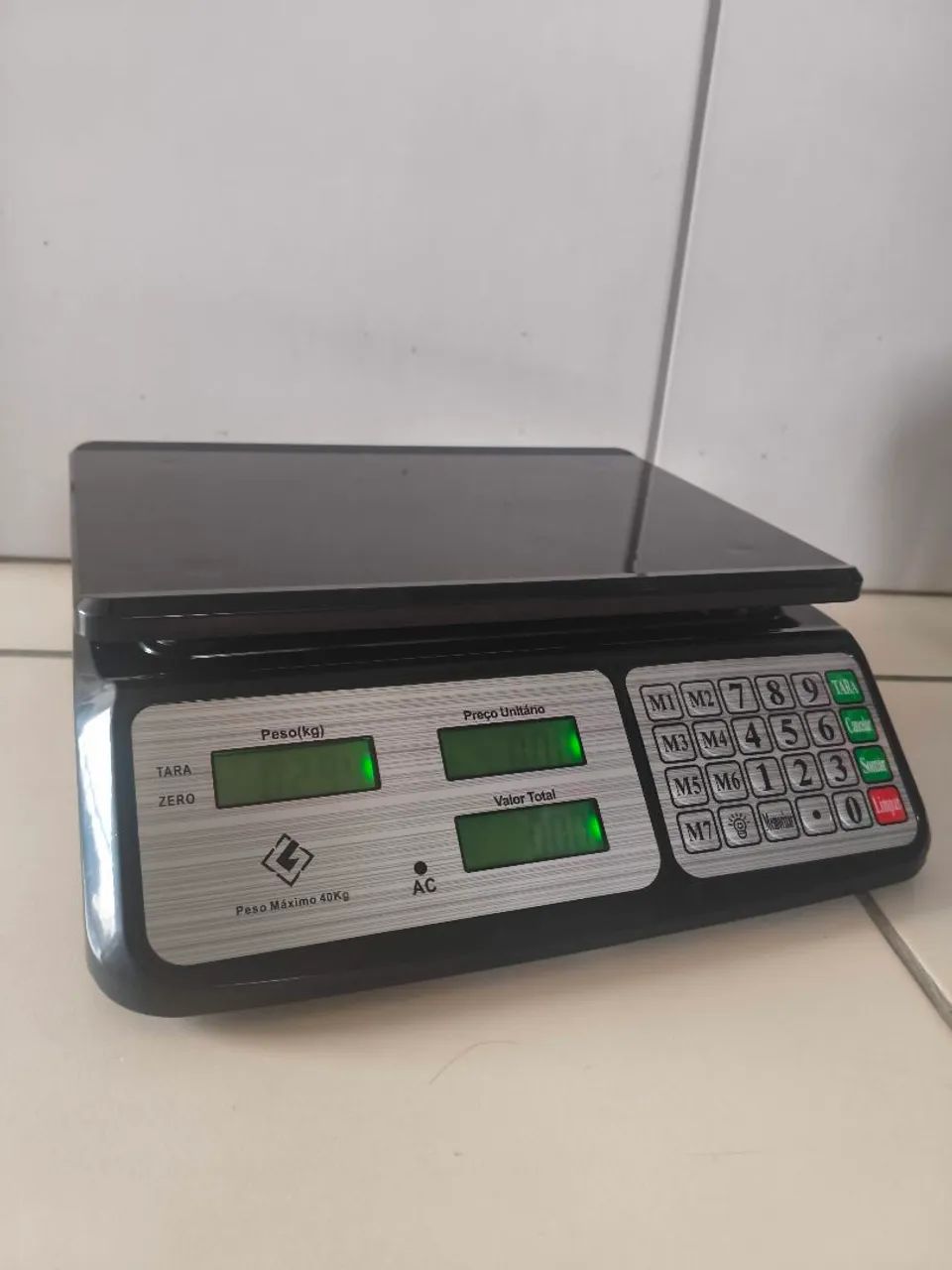 Balança digital 40 kg bateria scyle