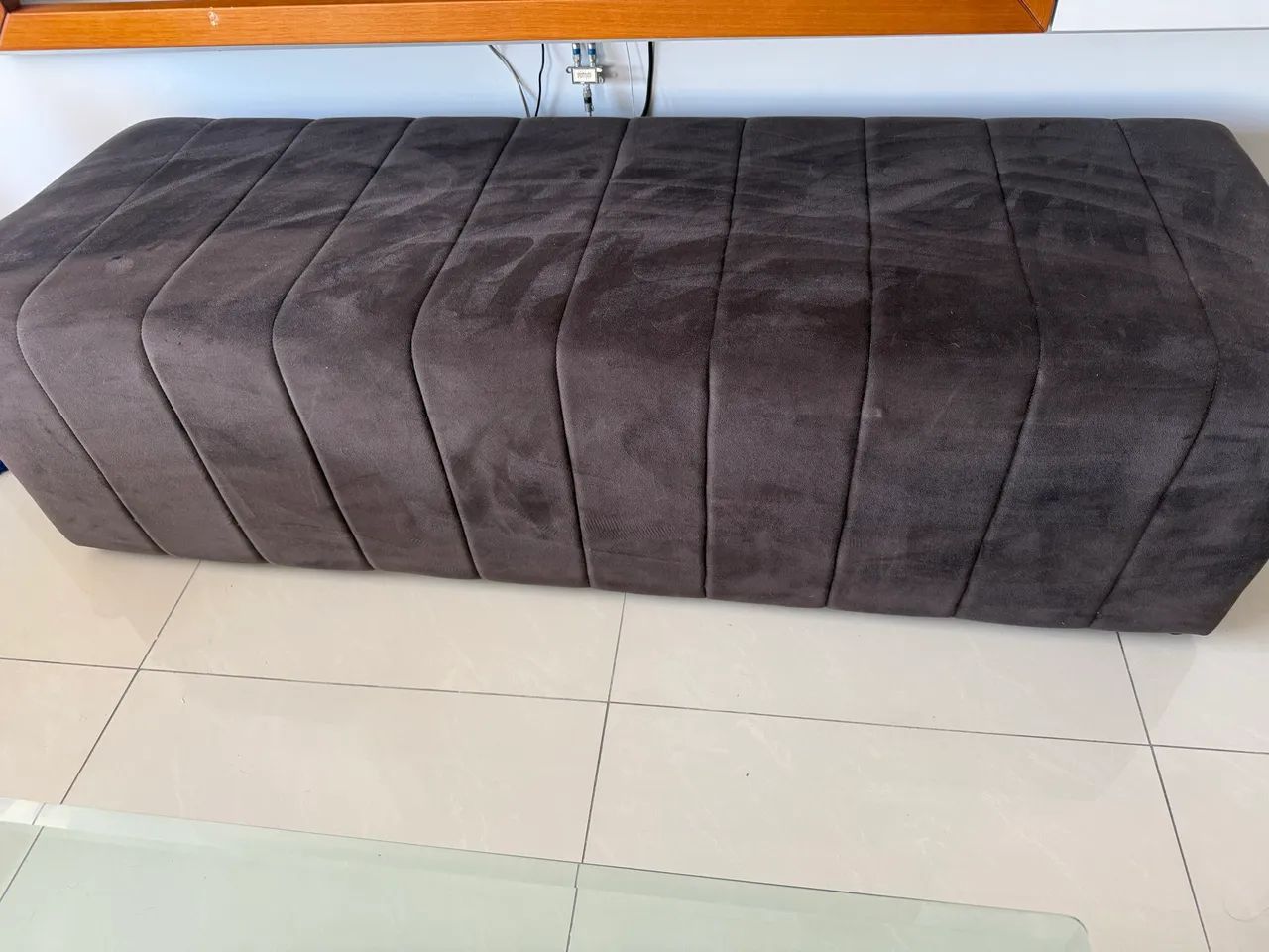 Banco decorativo tipo pufe  - Foto 2