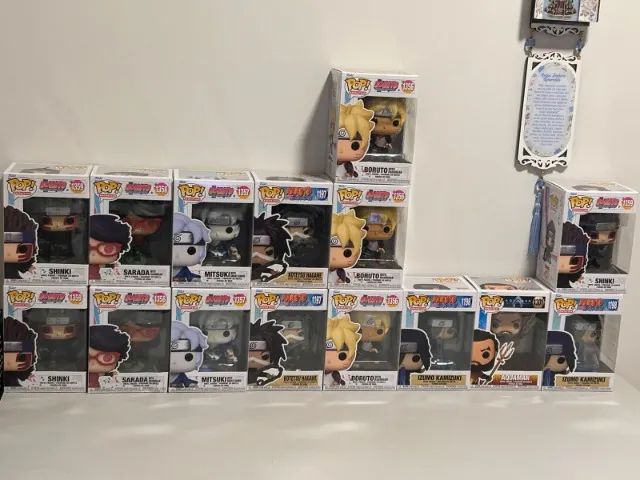Kit Funkos Boruto e Aquaman - Funko pop