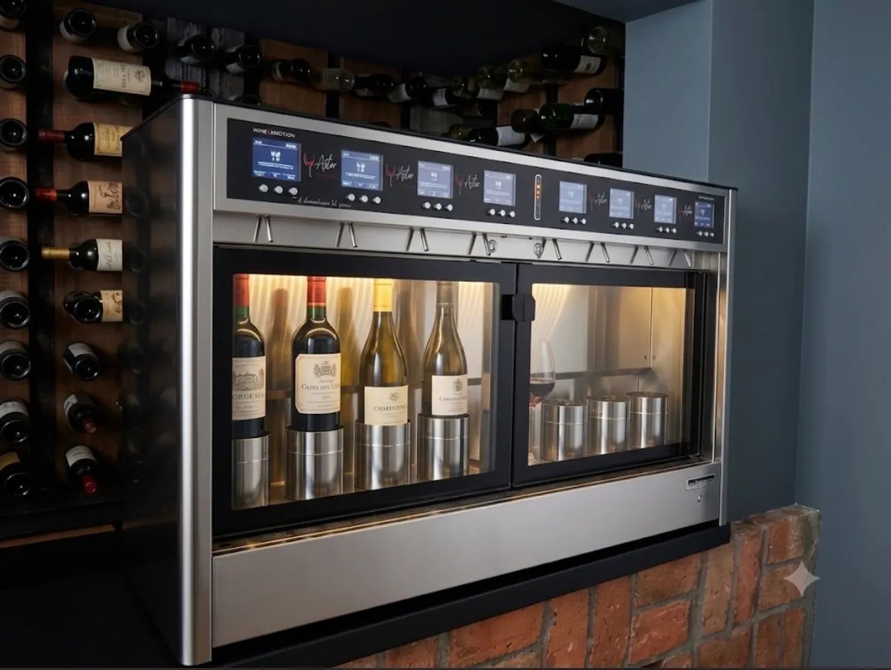 Dispenser Vinho 8 garrafas wine emotion - Foto 3