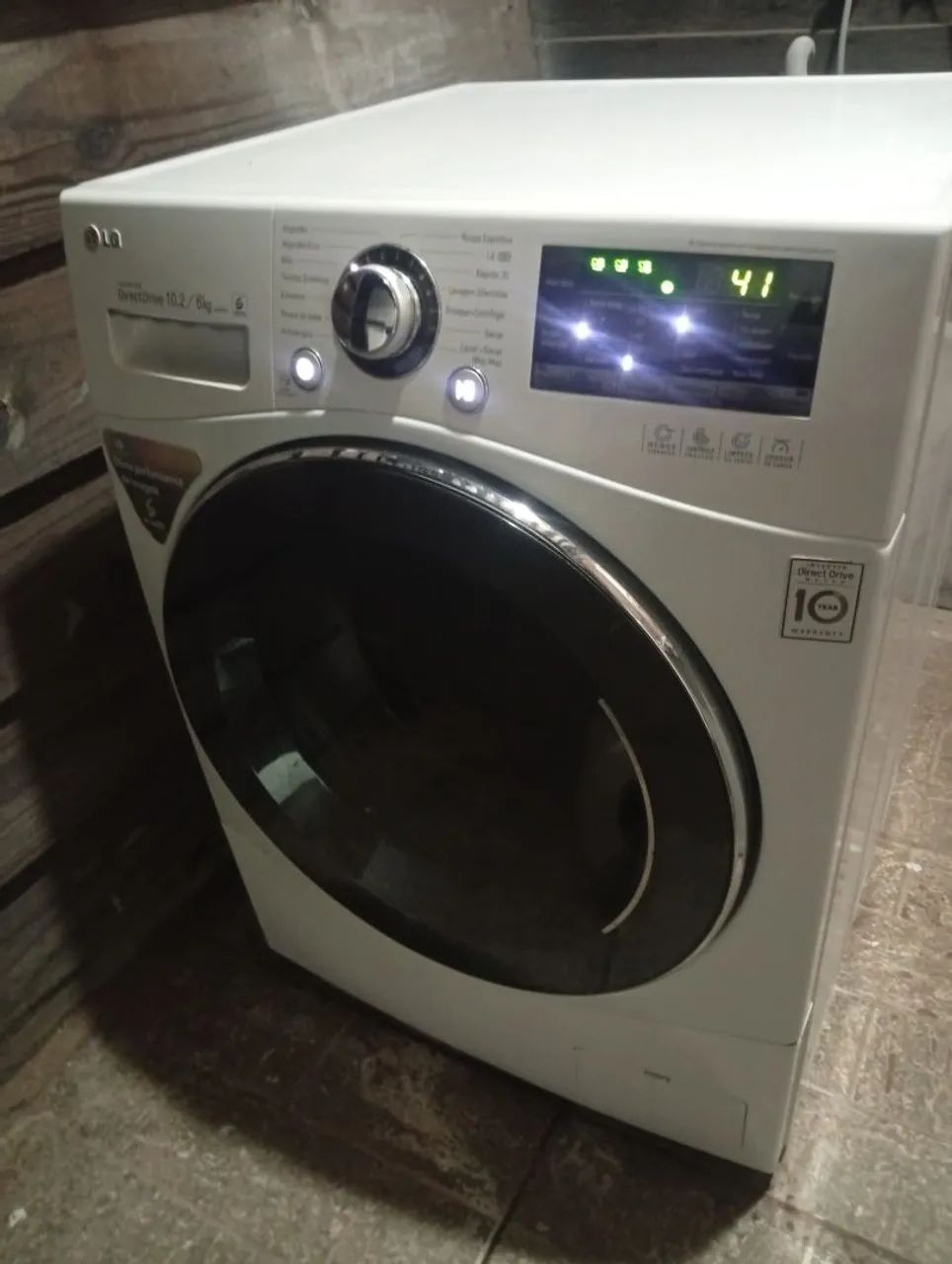 Lava e seca LG 10kg funcionando perfeitamente ótima máquina bem conservada 