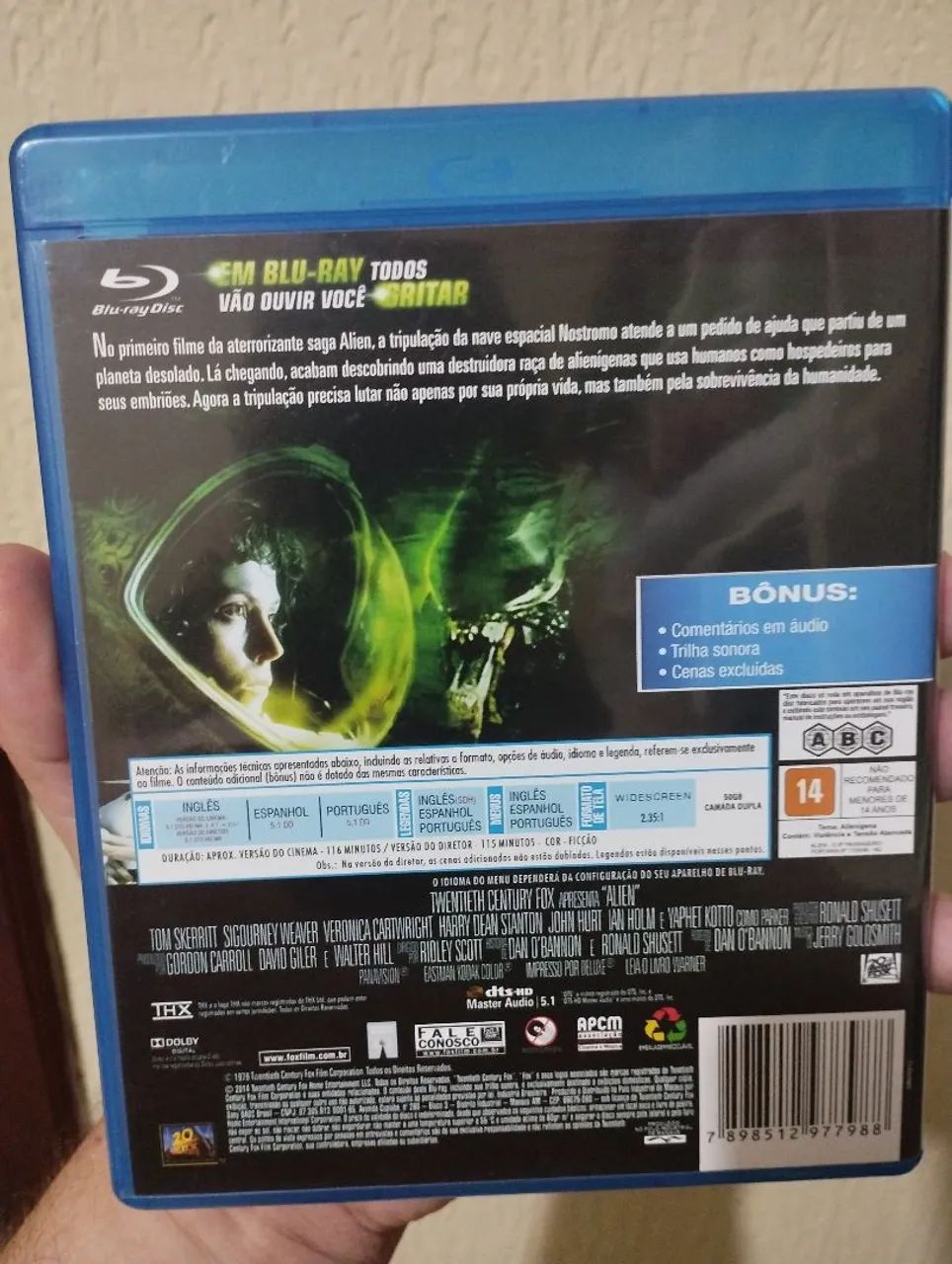 Blu-ray Alien o 8 passageiro! - Foto 2