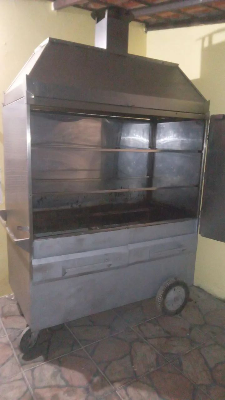 Churrasqueira grande em inox  - Foto 4