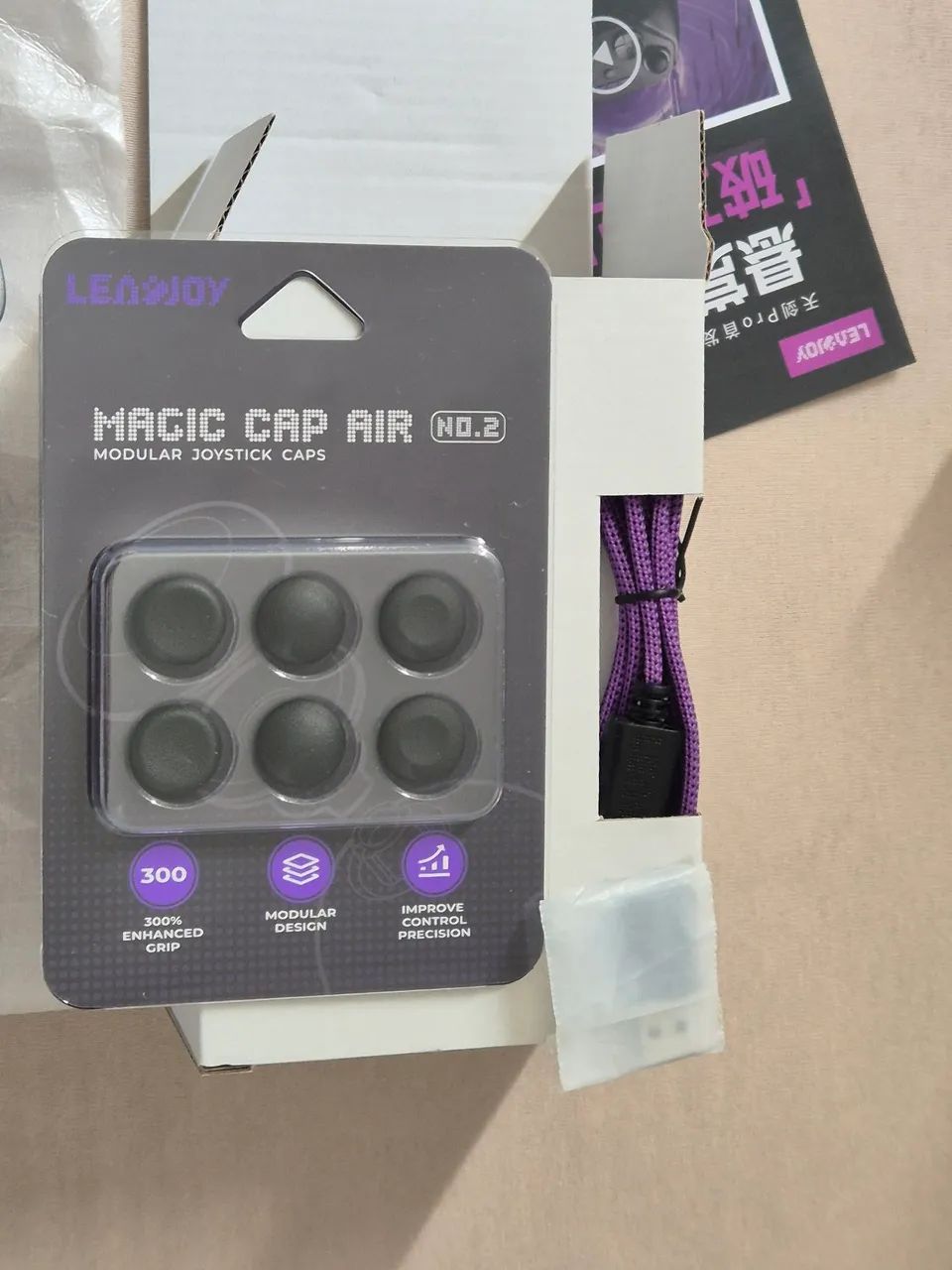 Controle sem fio Leadjoy Xeno Pro - Switch 1 e 2/PC/PS4/iOS/Android - Foto 4