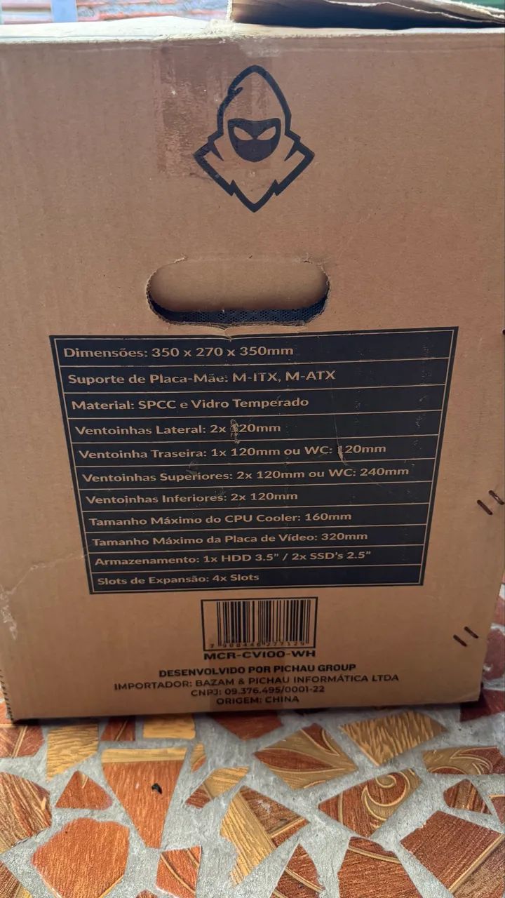 Gabinete branco mancer cv100  - Foto 5