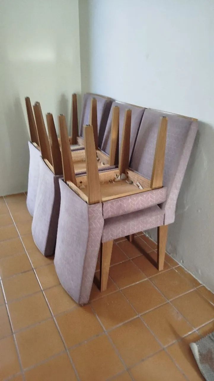 Cadeiras para mesa de jantar, com avaria. - Foto 4