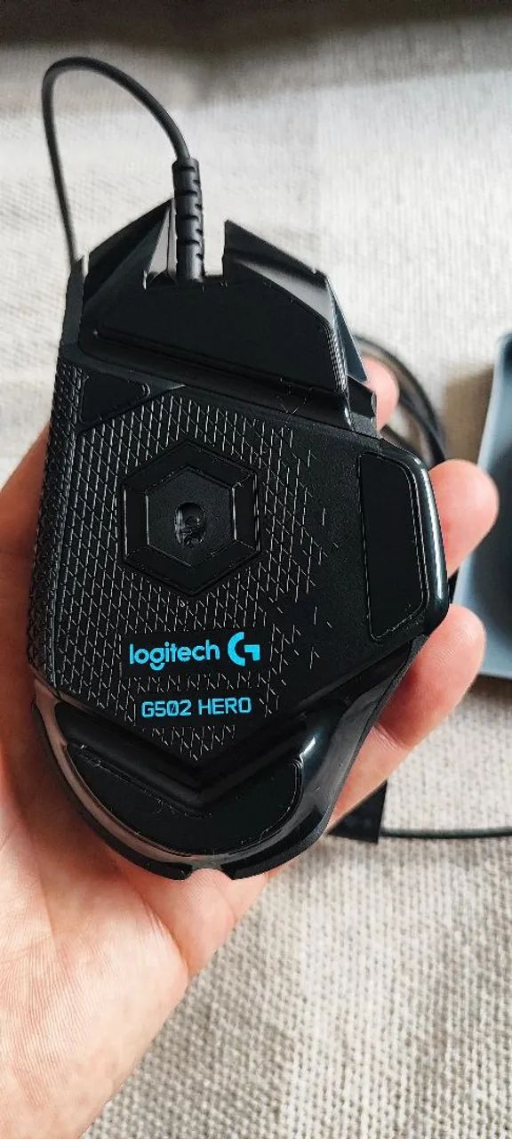 Mouse Logitech G502 (com fio) novo, só usei pra testar. - Foto 4