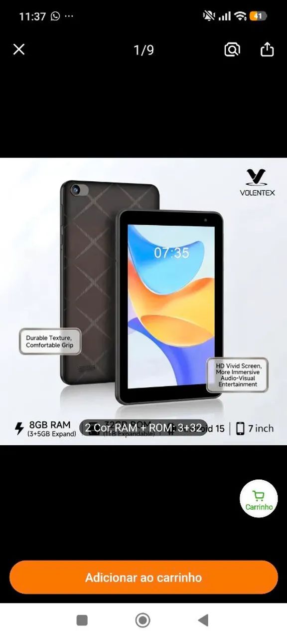 Tablet P7 8GB de RAM 