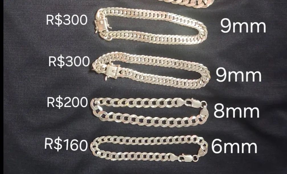Vendo pulseira de prata 
