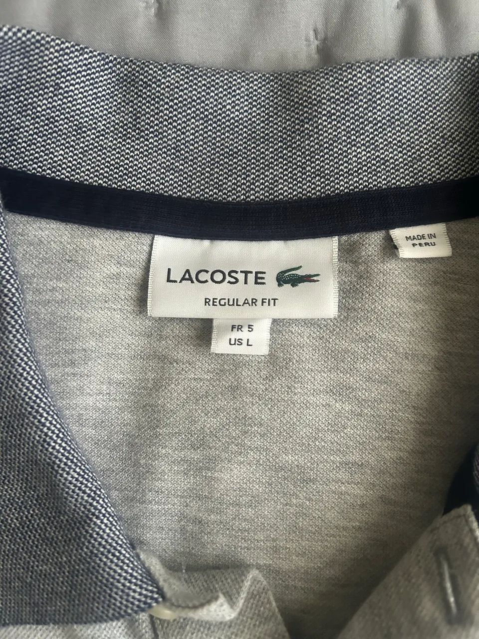 POLO lacoste cinza  - Foto 2