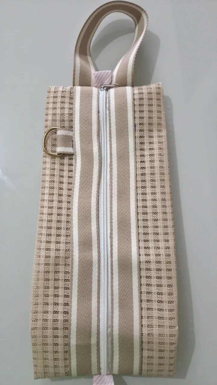 Bolsa de tela trançada 