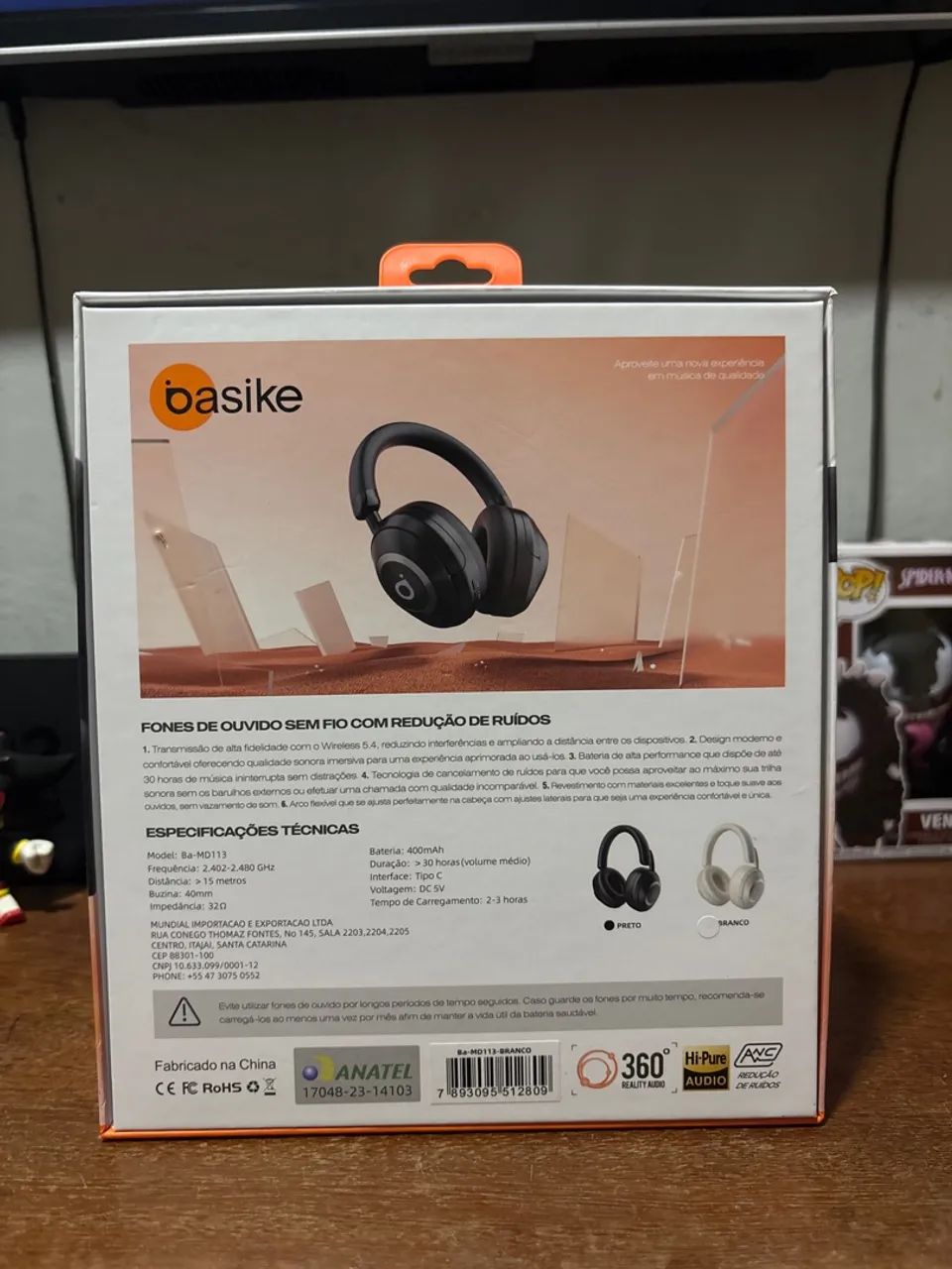 Headphone Basike com cancelamento de ruído  - Foto 2