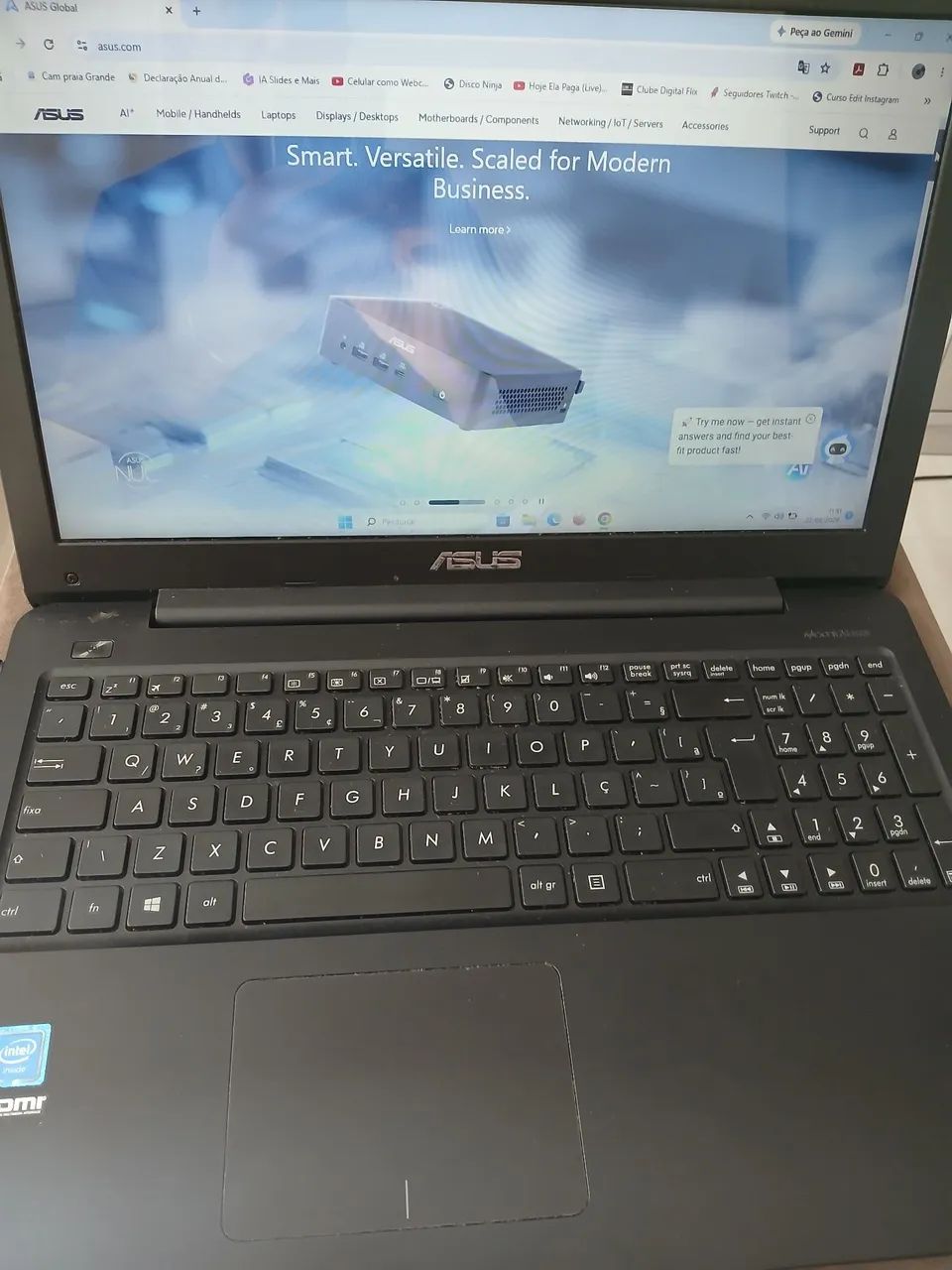 Notebook Asus S Master