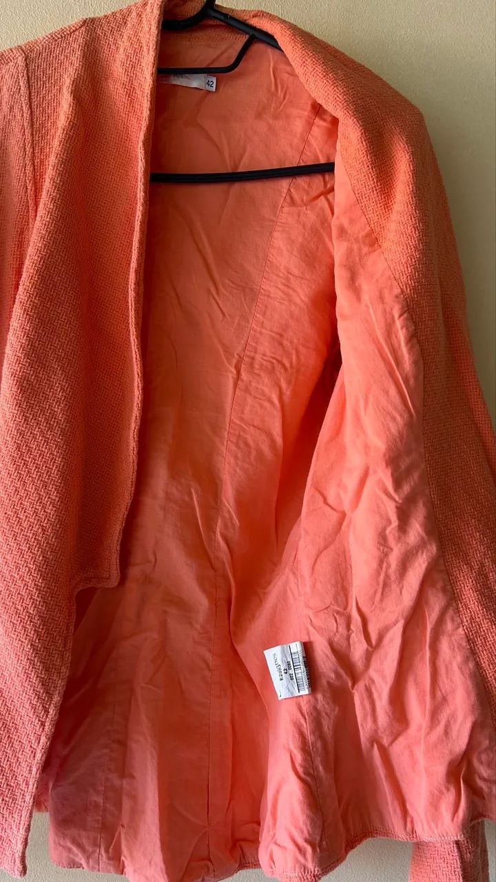 Blazer salmão tecido  - Foto 2
