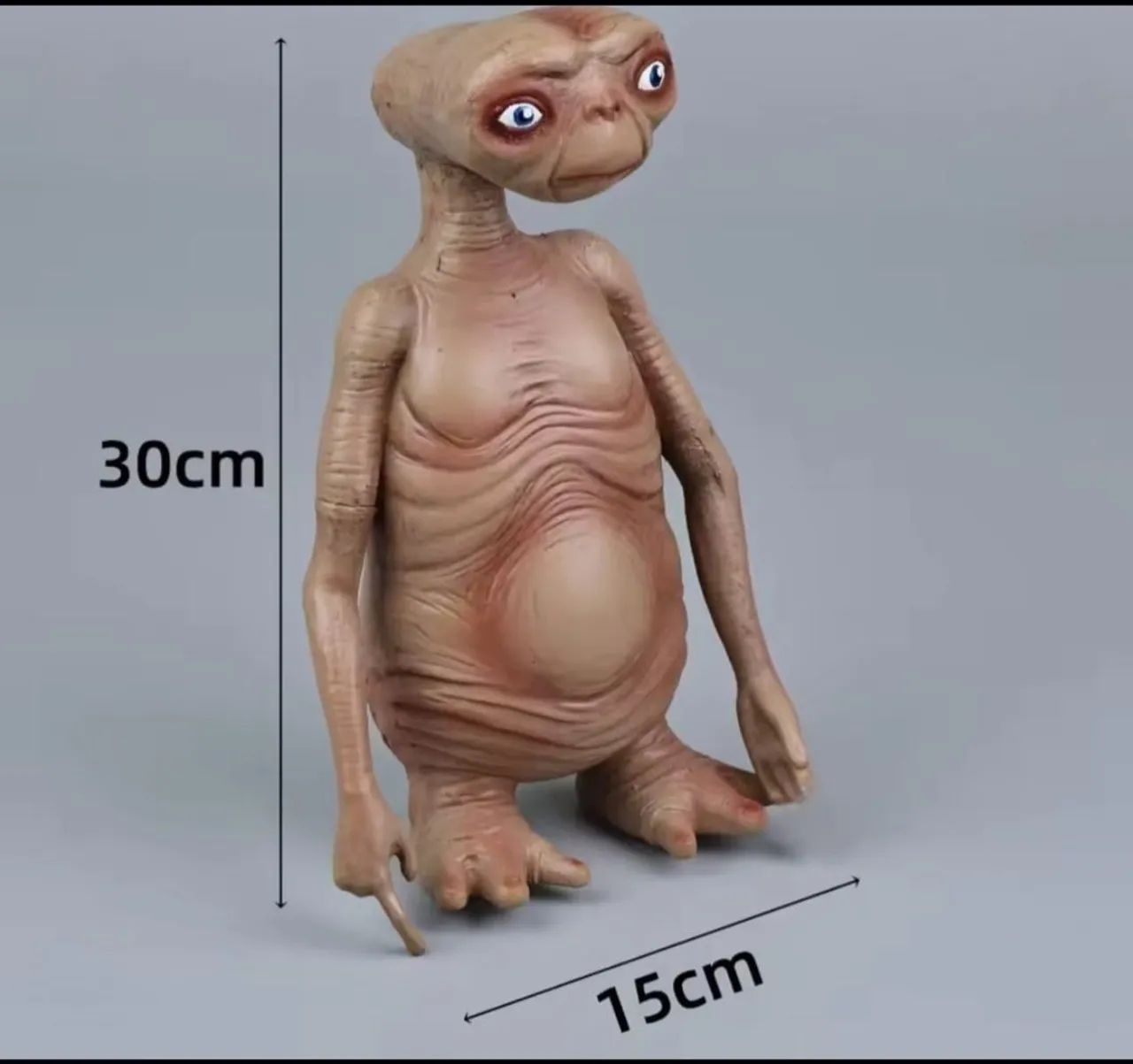 Boneco E.T. o Extraterrestre d borracha sem não aparece a marca - Foto 2