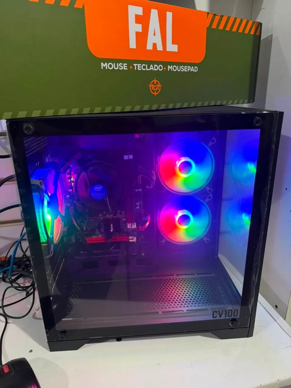 Pc Gamer Basic COMPLETO 16Gb HDD 500 NOVO c/ Garantia 