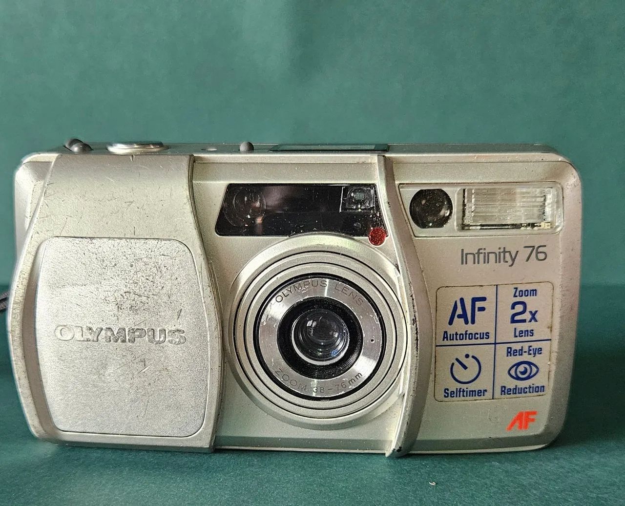 câmera analógica olympus infinity 76 - Foto 2