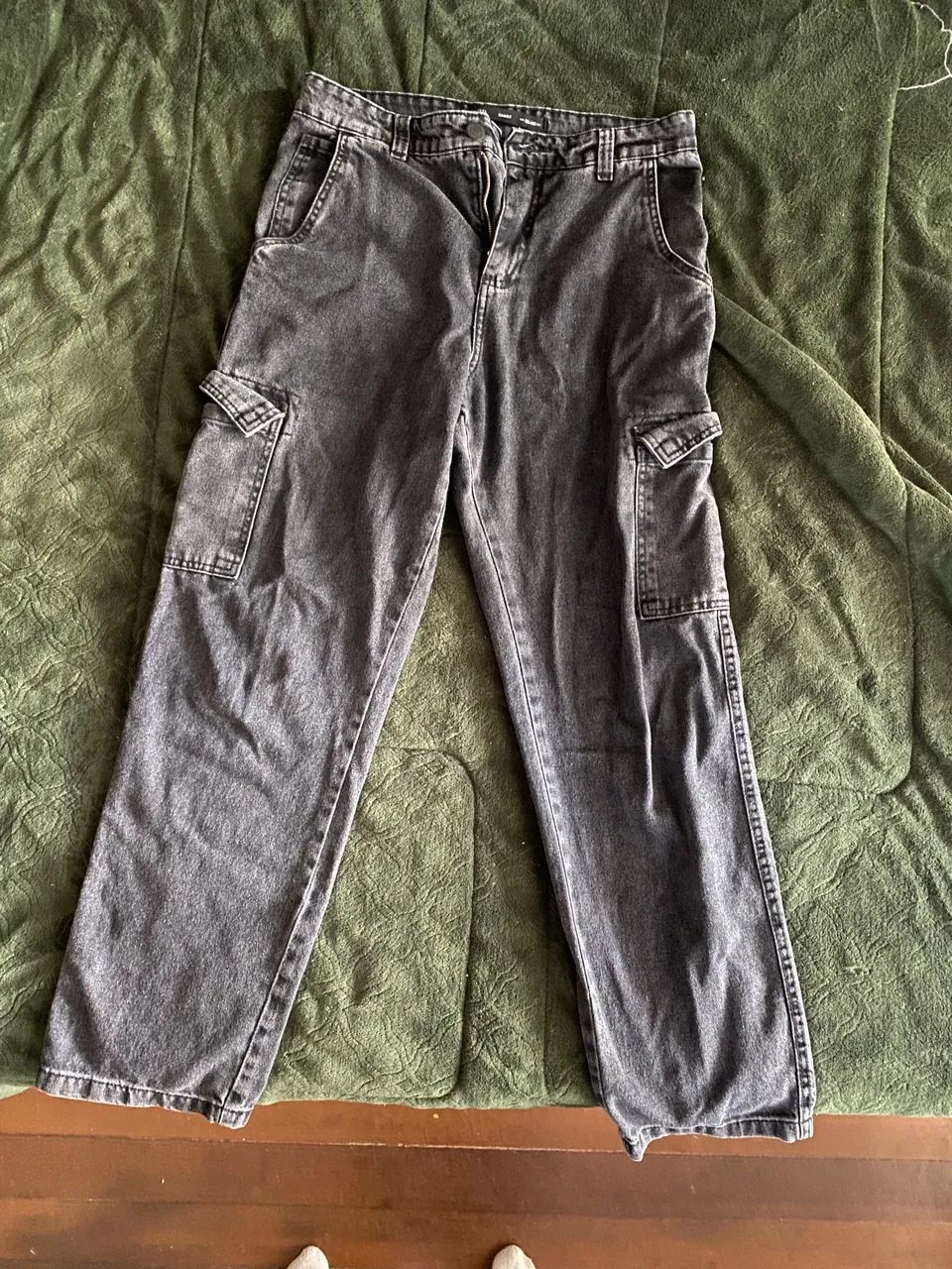 CALÇA JEANS PRETA - Foto 2