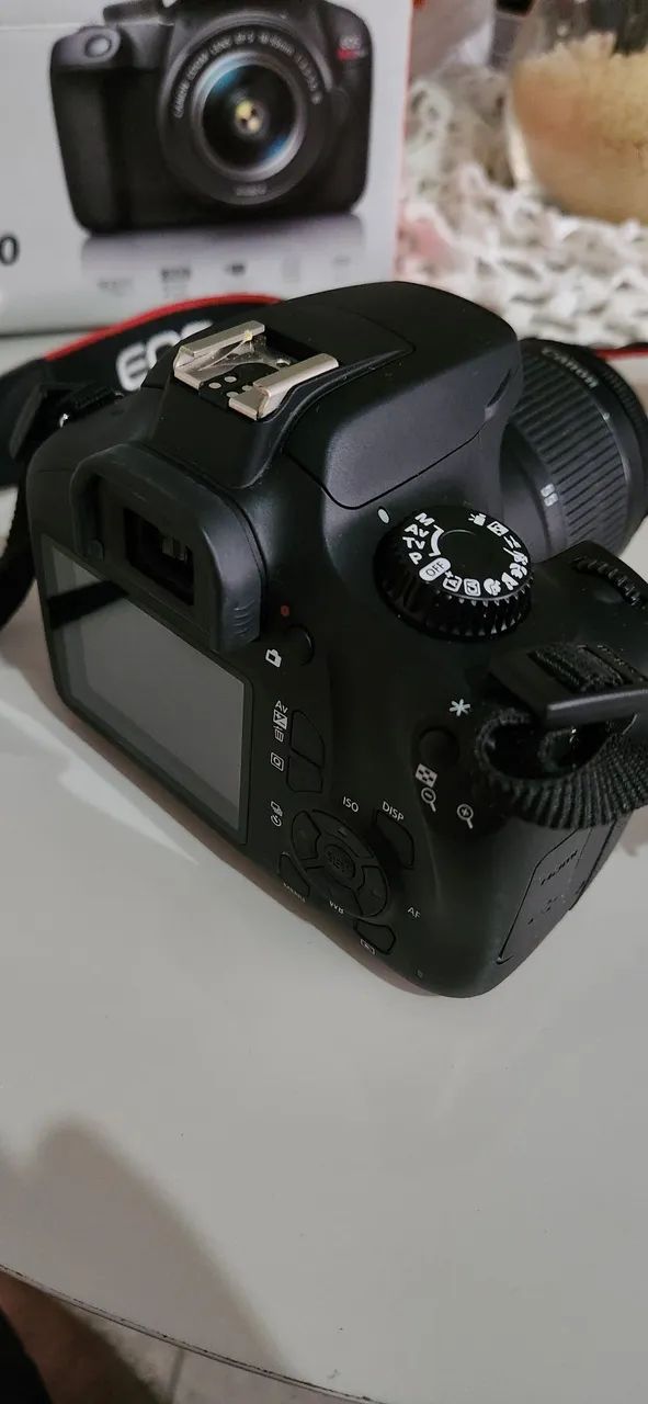 Canon T100 com lente 18-55mm Wifi - Foto 5