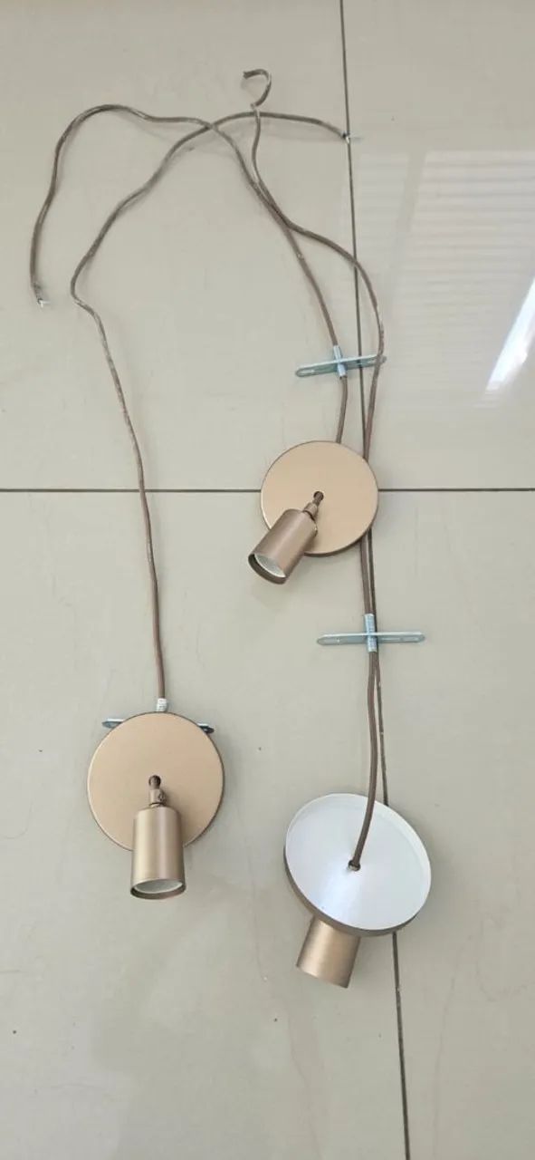 3 luminárias pendente - Foto 3