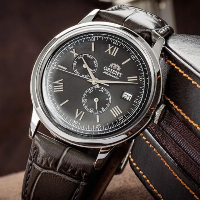 Relógio Orient Bambino RA-AK0704N30B - Clássico Automático com Numerais Romanos - Foto 4