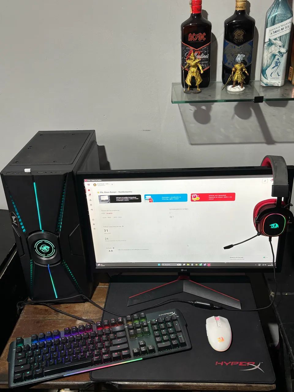 Pc Gamer Completo cartão e troca