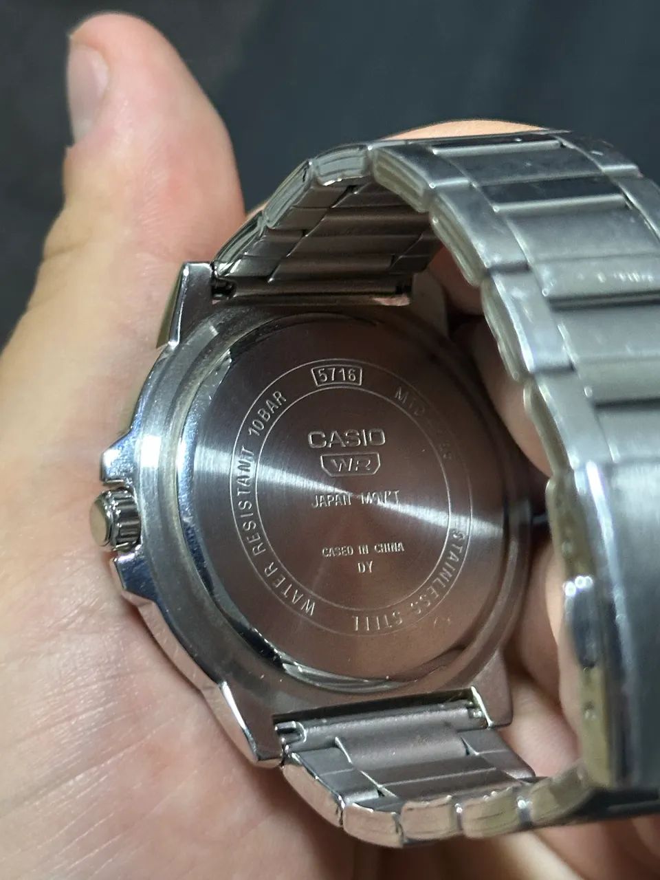 Relógio Casio Azul - Funcionamento perfeito - Foto 5
